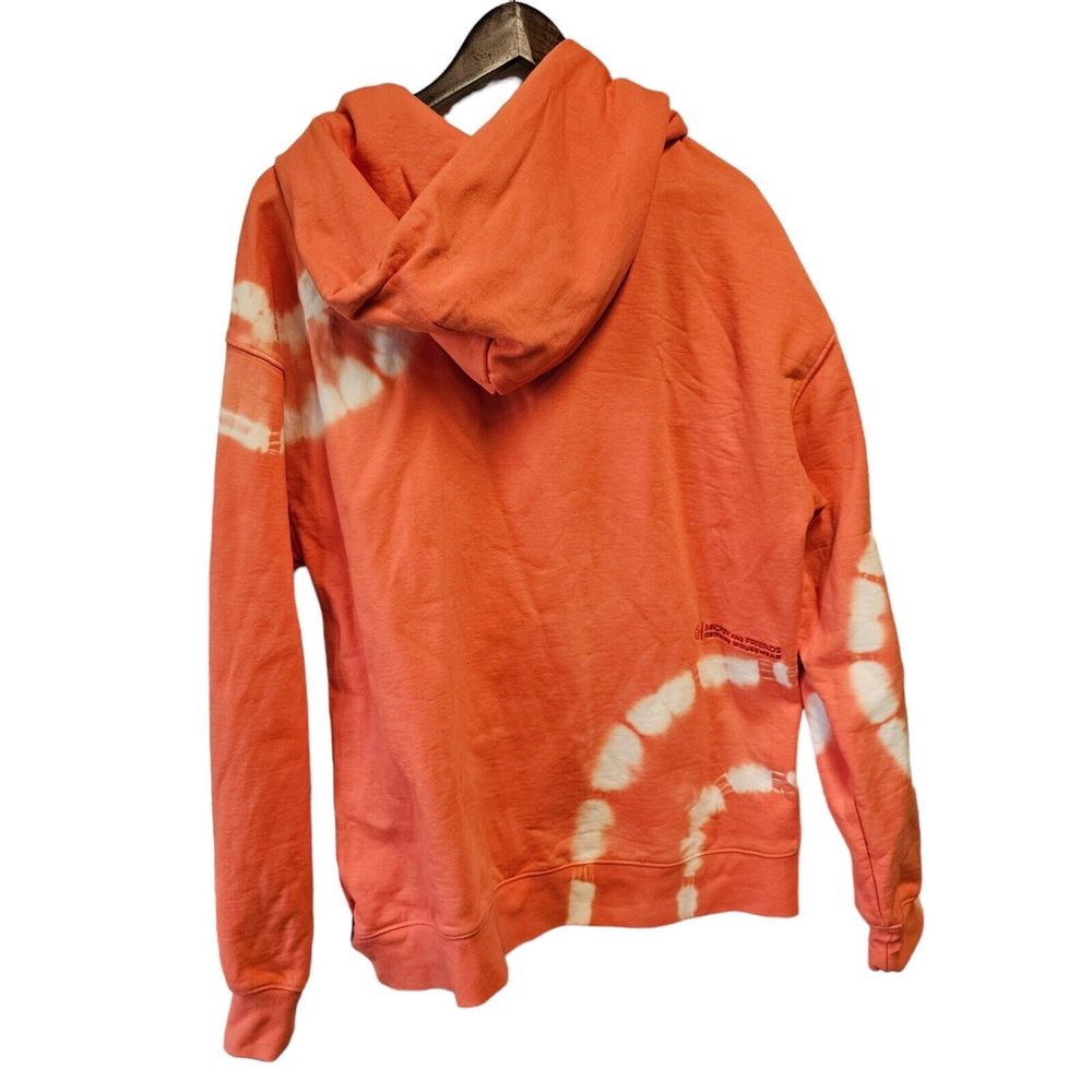 Disney Mickey Mouse Mousewear Orange Tie Dye Unisex Sweatshirt Hoodie LARGE - Picture 6 of 7